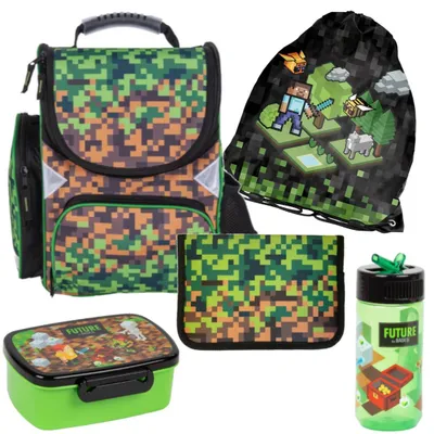 Zdjęcie produktu dla Zestaw Szkolny 5-Elementów Dla Chłopców Green Game Pkm Paso