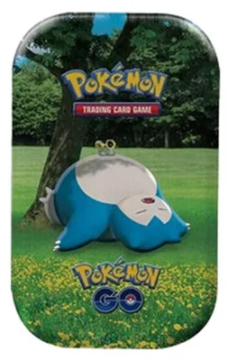 Produktbild von Pokemon GO Sammelkartenspiel Mini Tin Snorlax – Enthält Karten für das Sammelkartenspiel