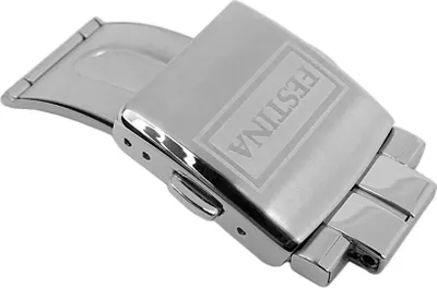 Produktbild von Faltschließe Edelstahl für Festina F16632 mit Logo - 27271