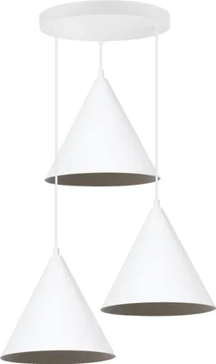 Obrázek produktu pro Závěsná lampa Soho bílá 3 světla 25cm E27
