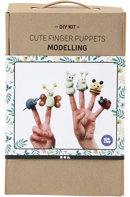 Produktbild von Niedliche Fingerpuppen, 1 Set [HOB-97080]