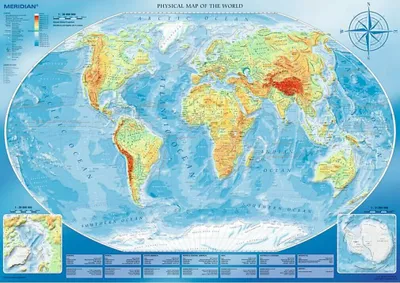 Zdjęcie produktu dla TREFL PUZZLE 4000 Wielka mapa fizyczna świat 45007