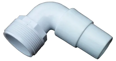 Produktbild von Schlauchtülle Winkeltülle Ø 32-38 mm / 1,5" Gewinde mit 90° Abgang