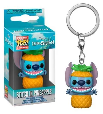 Produktbild von Funko Pocket Pop! Disney: Lilo & Stitch - Stitch in Pineapple Keychain