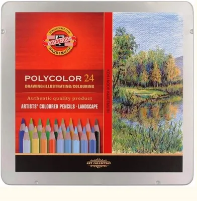 Zdjęcie produktu dla Kredki Polycolor 3824 24 Kol"Krajobraz Op.met.7760