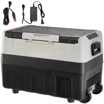Immagine prodotto di Frigorifero portatile a compressore - 45 litri - Zona doppia - Da -20°C a +10°C - Adatto per auto e campeggio