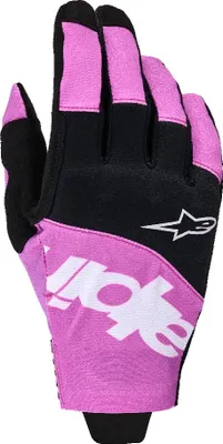 Image de Gants tout-terrain Alpinestars Techstar Noir, violet M Noir, violet M
