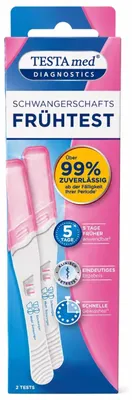 Produktbild von TESTAmed Schwangerschaftstest 2er (2 St)