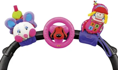 Image de 3 joyeux jouets en velcro aux couleurs pastel