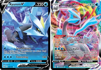 Produktbild von Kyurem V & Kyurem VMAX SET Schwert & Schild Verlorener Ursprung 48-49/196 Sammelkarten Pokemon Einzelkarten