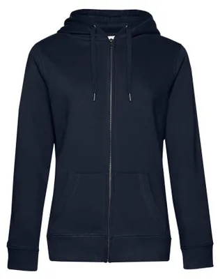 Productafbeelding van B&C - "Queen" hoodie met volledige rits voor dames, model LT3164 (XXL) (Marineblauw)