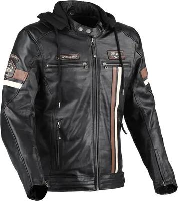 Image de Veste en cuir DIFI DETROIT 3