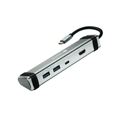 Zdjęcie produktu dla Canyon DS-3, USB 3.2 Gen 1 (3.1 Gen 1) Type-C, 60 W, Szary, 4K Ultra HD, HDMI, USB 3.2 Gen 1 (3.1 Gen 1) Type-A, USB 3.2 Gen 1 (3.1 Gen 1) Type-C, USB