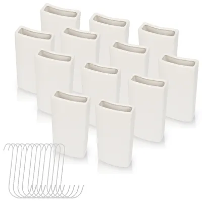 Produktbild von Jayseuw Luftbefeuchter Heizung 12er Set 400ml Keramik Set Heizkörper Verdunster Verdampfer