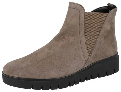 Produktbild von GABOR Comfort Damen Chelsea Boots braun Veloursleder - Größe: UK 7