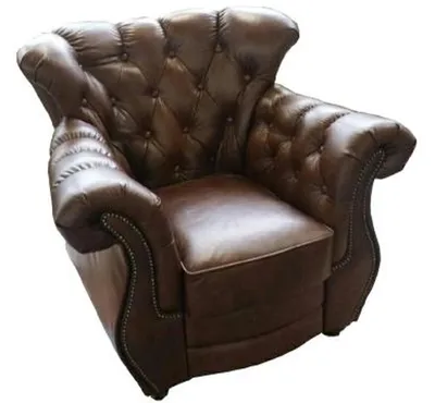 Produktbild von Ledersofa Sofagarnitur 3+2+1 Couch Sofa Polster Englische Stil Möbel klassisch