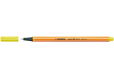 Zdjęcie produktu dla STABILO point 88, Żółty, Sześciokątny, Metal, 0,4 mm, Niemcy, 65 g