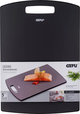 Obrázok produktu pre Kuchynská doska na krájanie GEFU Levoro Rectangular Plastic Grey