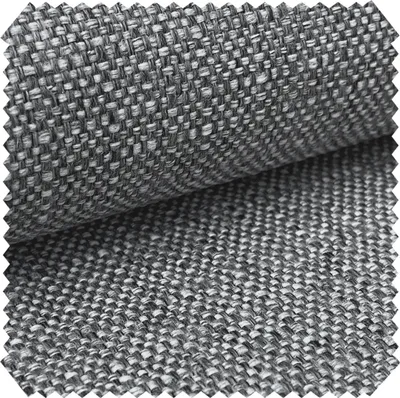 Produktbild von novely® MUDAU - Grob Gewebter Polsterstoff - Melierter Möbelstoff mit Flachgewebe - Pflegeleichte Meterware 1lfm - Farbe: DH-91 Grau Weiß