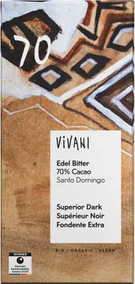 Produktbild von Edel Bitter mit 70% Cacao 80g 12er Pack