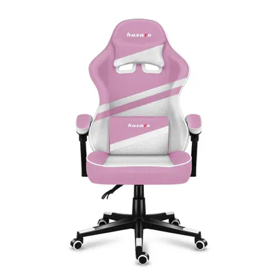 Image de Huzaro Force 4.4 | Chaise de jeu Chaise de bureau Chaise de bureau ergonomique | Appuie-tête Coussin lombaire Réglable en hauteur Fonction bascule | Tissu | Rose
