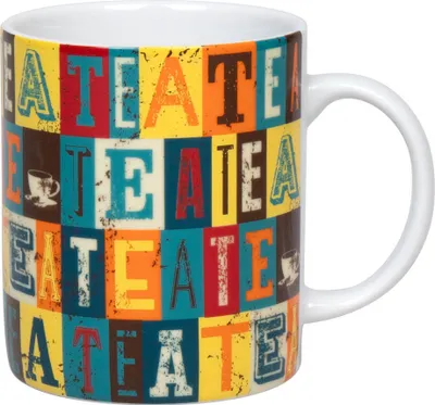Immagine prodotto di Könitz Becher Tea Squares, Tasse, Kaffeetasse, Porzellan, Bunt, 300 ml, 1110022834