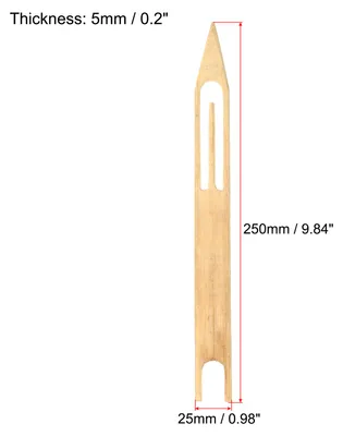 Produktbild von Netznadel Shuttles 9# Bambus Angelschnur Reparatur Shuttles Leitung Fischernetz Kit Flickzeug