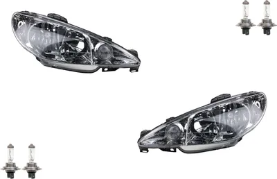 Fari Fendinebbia Adatto A per Peugeot 207 07/09- 1x Psx24W SX Fah. O