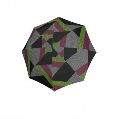 Image de Knirps parapluie de poche parapluie T.200 Medium Duomatic Run Pink multicolore