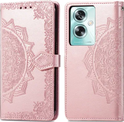 Immagine prodotto di Custodia a libro imoshion Mandala Oppo A79 - Oro rosa
