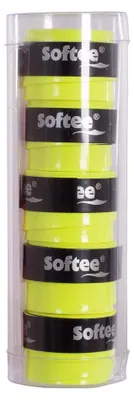 Obrázek produktu pro Pack Of 5 Overgrips Smooth Softee Tech Amarillo Flúor ÚNICA