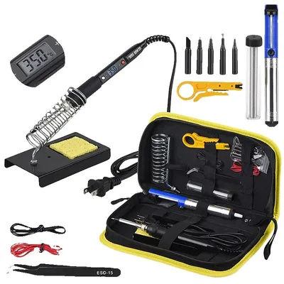Image de Fer à souder, température réglable, chauffage rapide, 908S KIT3, EU-a, 80 W, 220 V