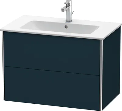 Produktbild von Waschtischunterbau XSQUARE 560x810x478mm nachtblau seidenmatt 560 x 810 x 478 mm nachtblau seidenmatt