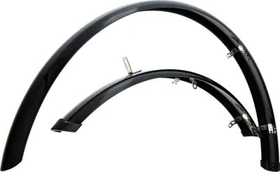 Produktbild von 28 Zoll SKS Schutzbleche SET Fahrrad Citybike Spritzschutz 54 mm VR HR Schwarz glanz
