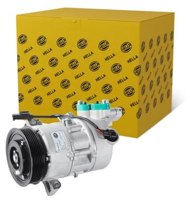 Produktbild von HELLA 8FK 366 201-341 CSE613C Klimaanlage Klimakompressor PAG 46 R134a für BMW 3 Touring (E91) 3 Limousine (E90) 1 Schrägheck (E87) X1 (E84) 3 Coupe