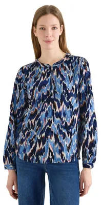 Produktbild von Cecil Print Bluse Cloud Blue M