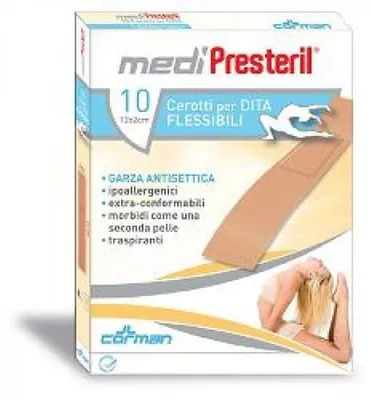 Immagine prodotto di Cerotto Per Dita Medipresteril Flessibile 12X2Cm 10 Pezzi