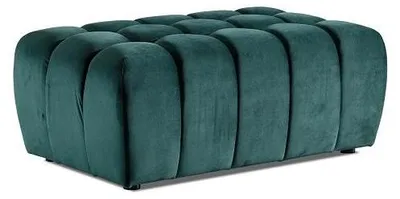 Produktbild von Hocker Fußhocker Beistellhocker Ottomane Chaiselounge Sitzbank Samt Stoff 102x64
