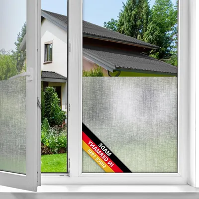 Zdjęcie produktu dla Folia Raamfolie – folia zapewniająca prywatność – dekoracja i ochrona prywatności – przyleganie statyczne – 67,5 x 150 cm – efekt matowego szkła