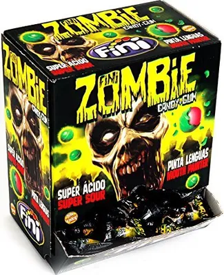 Produktbild von Tri Fini Zombie Candy & Gum Kaugummis 200 Stück in der Box