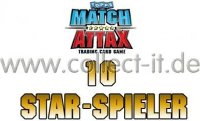 Produktbild von Match Attax - Spar 8 - Saison 10/11 - 10 verschiedene STAR-SPIELER