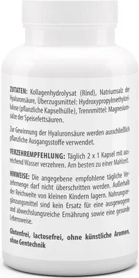 A white bottle of dietary supplements with text on the label.