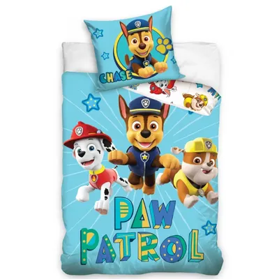 Produktbild von bettbezug Paw Patrol 100 x 135 cm Baumwolle blau