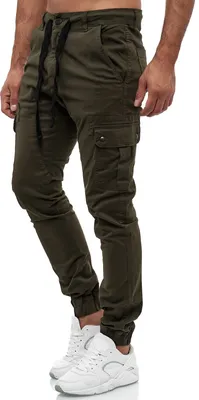 Immagine prodotto di Pantaloni cargo da uomo Tazzio, vestibilità regolare, 18525, color kaki, taglia 40