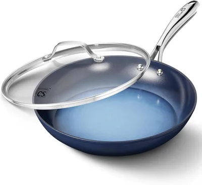 Productafbeelding van CS KOCHSYSTEME koekenpan, 25 cm, met keramische antiaanbaklaag, blauw