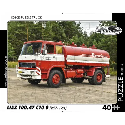 Obrázek produktu pro Puzzle TRUCK 41 - Liaz 100.47 C10-0 (1977 - 1984) - 40 dílků