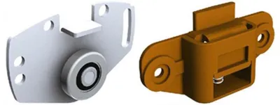 Image de Garniture de porte avec montures à visser - MANTION - PICO26