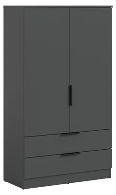 Produktbild von xonox.home Wäscheschrank Kopenhagen anthrazit B/H/T: 80x140x37 cm