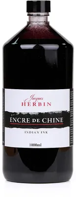 Produktbild von Jacques Herbin Schwarze Chinatusche 1000ml - Schwarz 11009T