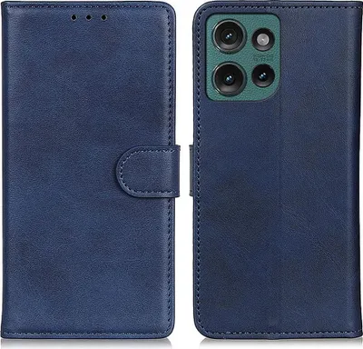 Produktbild von Motorola Edge 50 Neo Hülle - Coverup Luxus Klapphülle - Blau